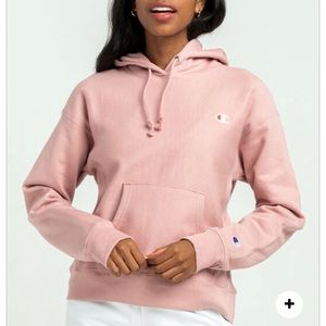 Champion light pink hoodie